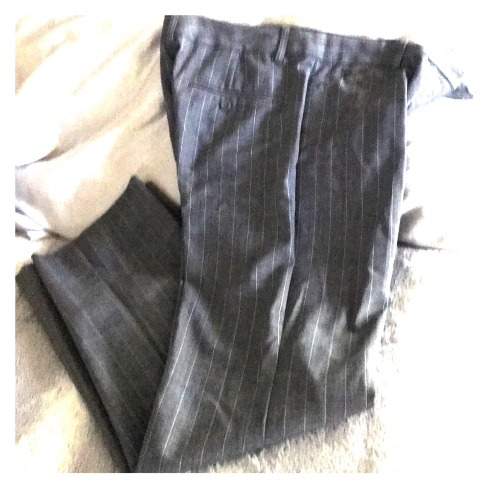 Pinstripe Pants with wide leg